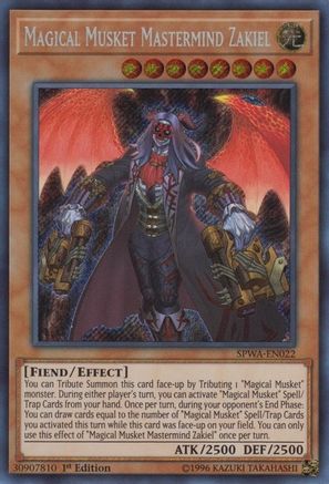 Magical Musket Mastermind Zakiel (SPWA-EN022) - Spirit Warriors 1st Edition - Premium Yugioh Single from Konami - Just $0.40! Shop now at Game Crave Tournament Store