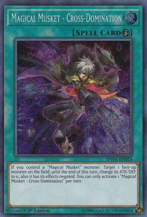 Magical Musket - Cross-Domination (SPWA-EN024) - Spirit Warriors 1st Edition - Premium Yugioh Single from Konami - Just $1.58! Shop now at Game Crave Tournament Store