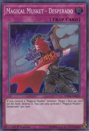 Magical Musket - Desperado (SPWA-EN025) - Spirit Warriors 1st Edition - Premium Yugioh Single from Konami - Just $1.11! Shop now at Game Crave Tournament Store