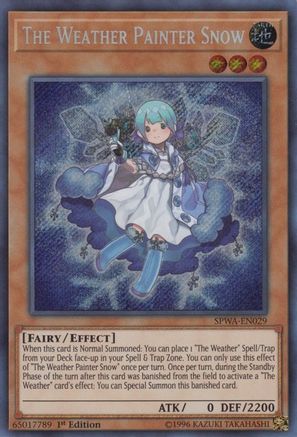 The Weather Painter Snow (SPWA-EN029) - Spirit Warriors 1st Edition - Premium Yugioh Single from Konami - Just $3.08! Shop now at Game Crave Tournament Store