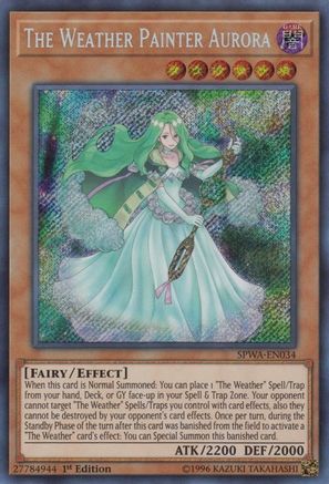 The Weather Painter Aurora (SPWA-EN034) - Spirit Warriors 1st Edition - Premium Yugioh Single from Konami - Just $1.19! Shop now at Game Crave Tournament Store