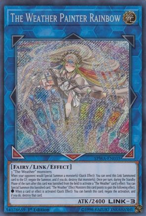 The Weather Painter Rainbow (SPWA-EN035) - Spirit Warriors 1st Edition - Premium Yugioh Single from Konami - Just $0.64! Shop now at Game Crave Tournament Store