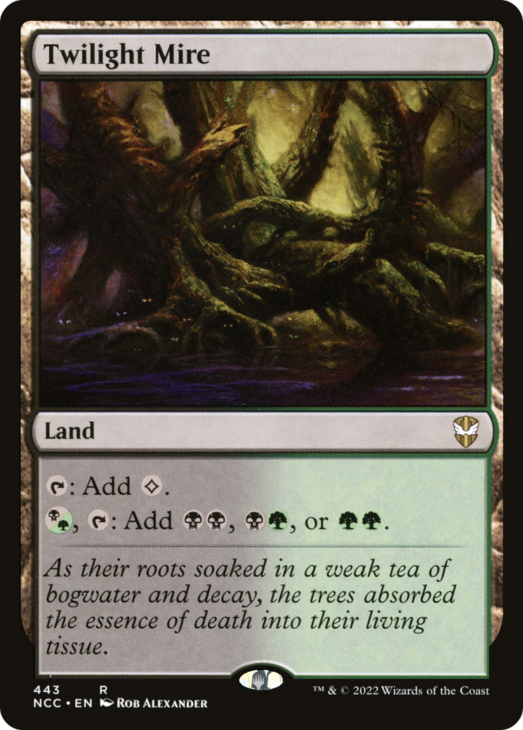 Twilight Mire (NCC-443) - New Capenna Commander - Premium MTG Single from Wizards of the Coast - Just $0.19! Shop now at Game Crave Tournament Store