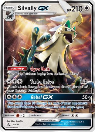 Silvally-GX SM91/248 - SM Black Star Promos Holofoil - Premium Pokemon Single from Nintendo - Just $1.36! Shop now at Game Crave Tournament Store