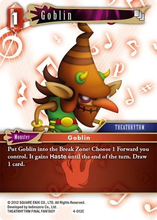 Goblin (OPUS IV) Foil - Premium Final Fantasy Single from Opus IV - Just $8.67! Shop now at Game Crave Tournament Store