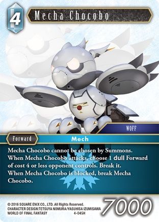 Mecha Chocobo (OPUS IV) Foil - Premium Final Fantasy Single from Opus IV - Just $0.08! Shop now at Game Crave Tournament Store