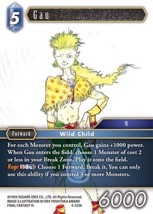 Gau (OPUS IV) - Premium Final Fantasy Single from Opus IV - Just $0.19! Shop now at Game Crave Tournament Store