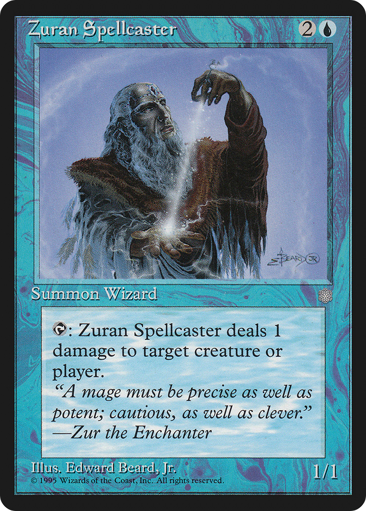 Zuran Spellcaster (ICE-112) - Ice Age - Premium MTG Single from Wizards of the Coast - Just $0.08! Shop now at Game Crave Tournament Store