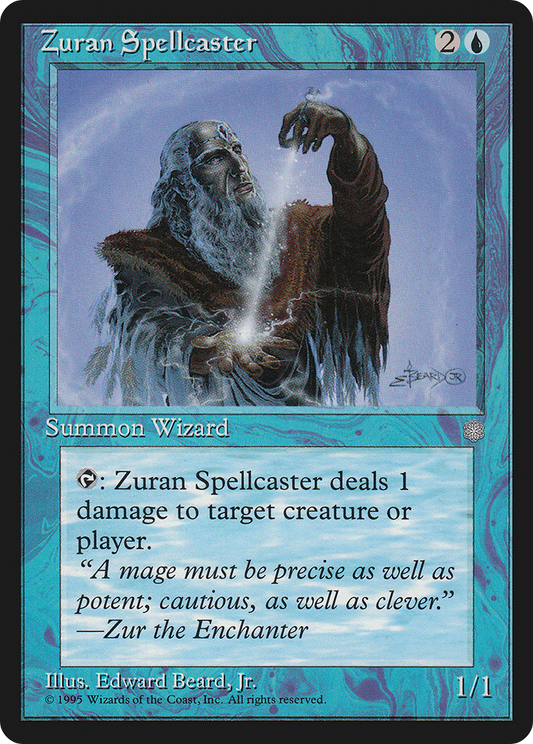 Zuran Spellcaster (ICE-112) - Ice Age - Premium MTG Single from Wizards of the Coast - Just $0.08! Shop now at Game Crave Tournament Store