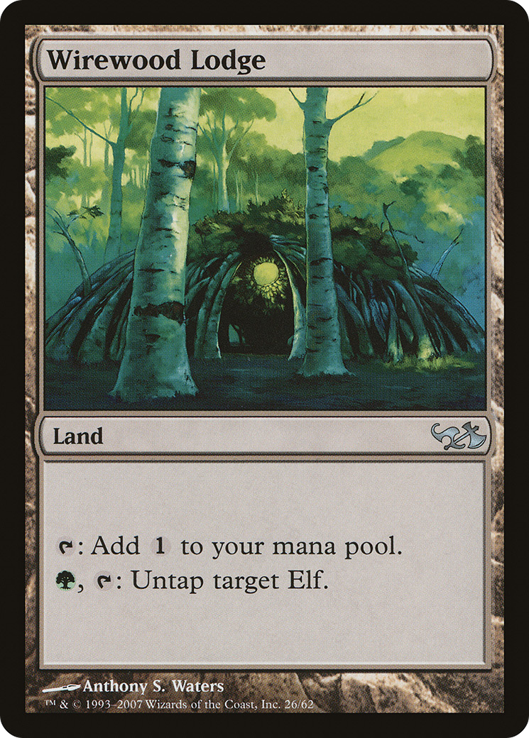 Wirewood Lodge (DD1-026) - Duel Decks: Elves vs. Goblins - Premium MTG Single from Wizards of the Coast - Just $1.43! Shop now at Game Crave Tournament Store