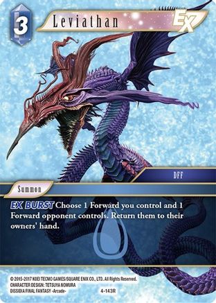 Leviathan EX (OPUS IV) Foil - Premium Final Fantasy Single from Opus IV - Just $0.15! Shop now at Game Crave Tournament Store