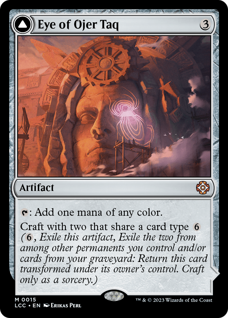 Eye of Ojer Taq // Apex Observatory (LCC-015) - The Lost Caverns of Ixalan Commander Foil - Premium MTG Single from Wizards of the Coast - Just $0.57! Shop now at Game Crave Tournament Store