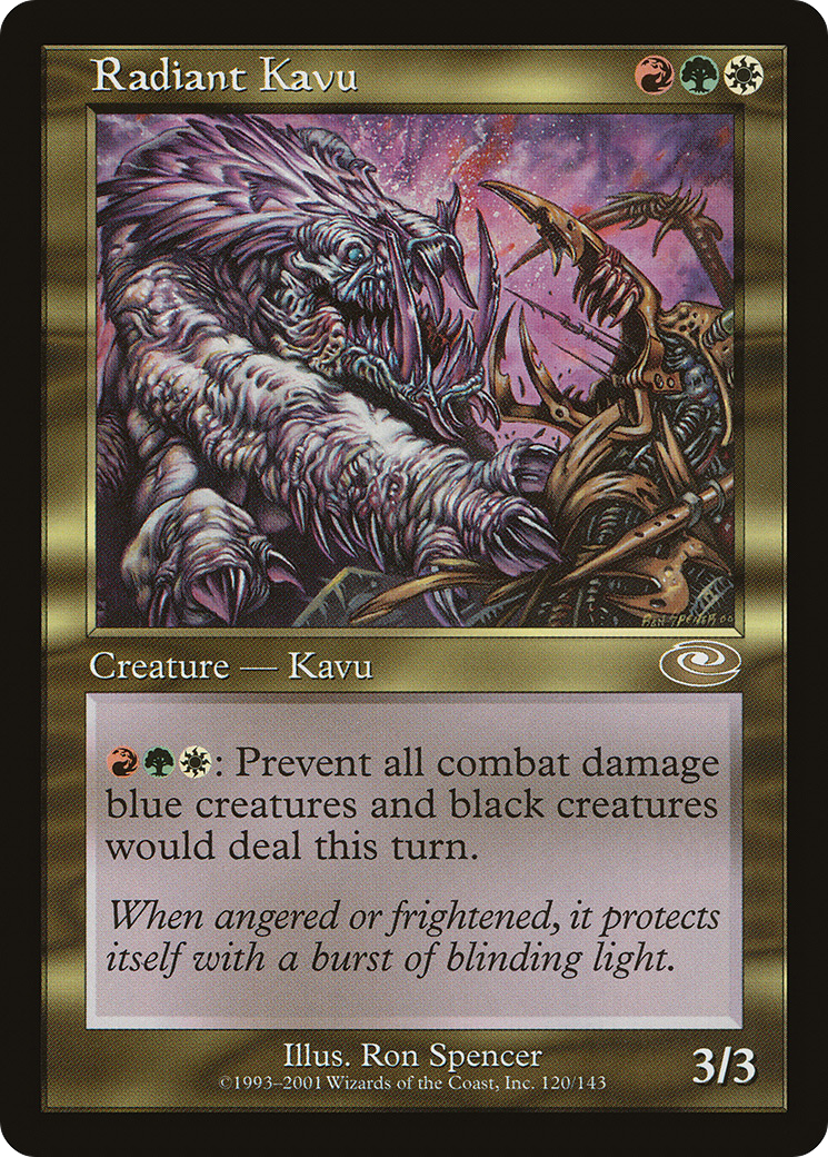 Radiant Kavu (PLS-120) - Planeshift - Premium MTG Single from Wizards of the Coast - Just $0.09! Shop now at Game Crave Tournament Store