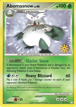 Abomasnow 19 - Countdown Calendar Promos - Premium Pokemon Single from Nintendo - Just $4.39! Shop now at Game Crave Tournament Store