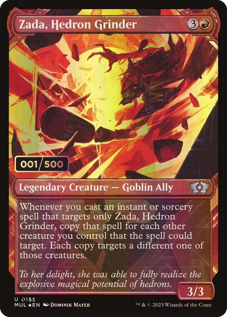 Zada, Hedron Grinder (MUL-155Z) - Multiverse Legends: (Showcase) Foil - Premium MTG Single from Wizards of the Coast - Just $159.09! Shop now at Game Crave Tournament Store