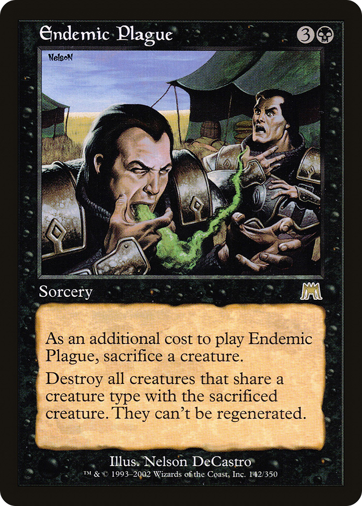 Endemic Plague (ONS-142) - Onslaught Foil - Premium MTG Single from Wizards of the Coast - Just $0.39! Shop now at Game Crave Tournament Store
