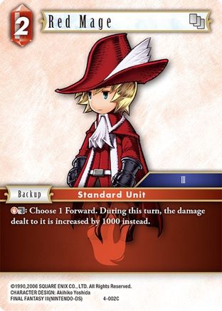 Red Mage (OPUS IV) Foil - Premium Final Fantasy Single from Opus IV - Just $0.09! Shop now at Game Crave Tournament Store
