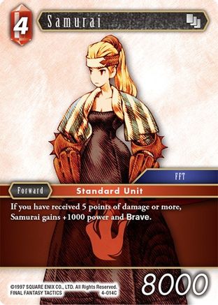 Samurai (OPUS IV) - Premium Final Fantasy Single from Opus IV - Just $0.08! Shop now at Game Crave Tournament Store
