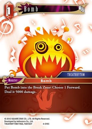 Bomb (4-019C) (OPUS IV) - Premium Final Fantasy Single from Opus IV - Just $0.08! Shop now at Game Crave Tournament Store
