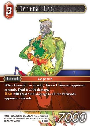 General Leo (OPUS IV) - Premium Final Fantasy Single from Opus IV - Just $0.08! Shop now at Game Crave Tournament Store