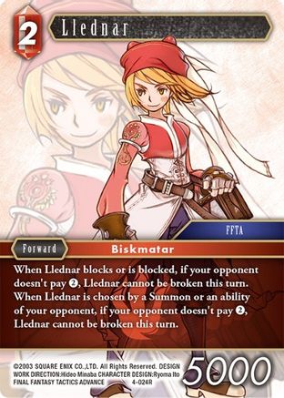 Llednar (OPUS IV) Foil - Premium Final Fantasy Single from Opus IV - Just $0.25! Shop now at Game Crave Tournament Store