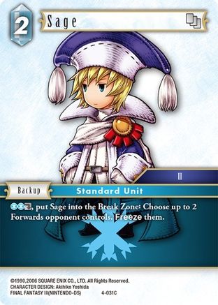 Sage (4-031C) (OPUS IV) Foil - Premium Final Fantasy Single from Opus IV - Just $0.08! Shop now at Game Crave Tournament Store