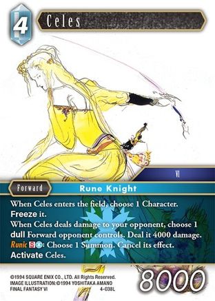 Celes (OPUS IV) - Premium Final Fantasy Single from Opus IV - Just $0.98! Shop now at Game Crave Tournament Store