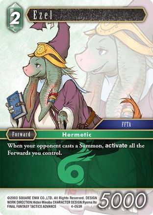 Ezel (OPUS IV) - Premium Final Fantasy Single from Opus IV - Just $0.25! Shop now at Game Crave Tournament Store