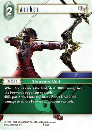 Archer (OPUS IV) Foil - Premium Final Fantasy Single from Opus IV - Just $0.08! Shop now at Game Crave Tournament Store