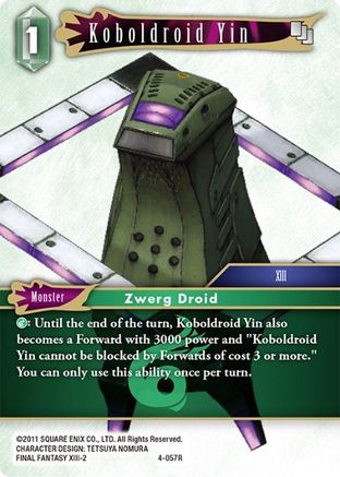 Koboldroid Yin (OPUS IV) - Premium Final Fantasy Single from Opus IV - Just $0.25! Shop now at Game Crave Tournament Store
