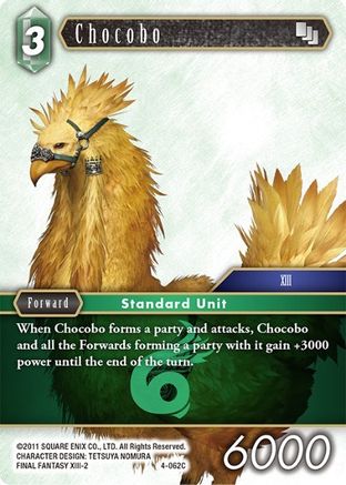 Chocobo (OPUS IV) Foil - Premium Final Fantasy Single from Opus IV - Just $0.08! Shop now at Game Crave Tournament Store