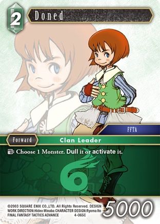 Doned (OPUS IV) Foil - Premium Final Fantasy Single from Opus IV - Just $0.08! Shop now at Game Crave Tournament Store