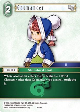Geomancer (OPUS IV) Foil - Premium Final Fantasy Single from Opus IV - Just $0.25! Shop now at Game Crave Tournament Store
