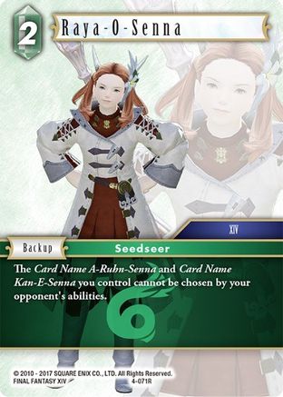 Raya-O-Senna (OPUS IV) Foil - Premium Final Fantasy Single from Opus IV - Just $0.08! Shop now at Game Crave Tournament Store