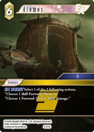Atomos EX (OPUS IV) Foil - Premium Final Fantasy Single from Opus IV - Just $0.15! Shop now at Game Crave Tournament Store