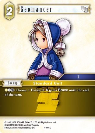 Geomancer (4-091C) (OPUS IV) - Premium Final Fantasy Single from Opus IV - Just $0.25! Shop now at Game Crave Tournament Store