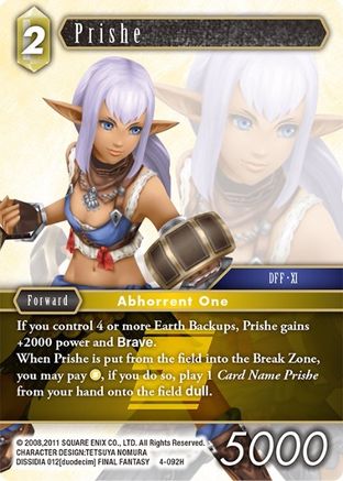 Prishe (OPUS IV) Foil - Premium Final Fantasy Single from Opus IV - Just $0.08! Shop now at Game Crave Tournament Store