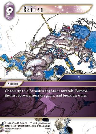 Raiden (OPUS IV) - Premium Final Fantasy Single from Opus IV - Just $0.30! Shop now at Game Crave Tournament Store