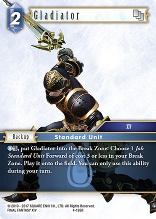 Gladiator (OPUS IV) Foil - Premium Final Fantasy Single from Opus IV - Just $0.08! Shop now at Game Crave Tournament Store