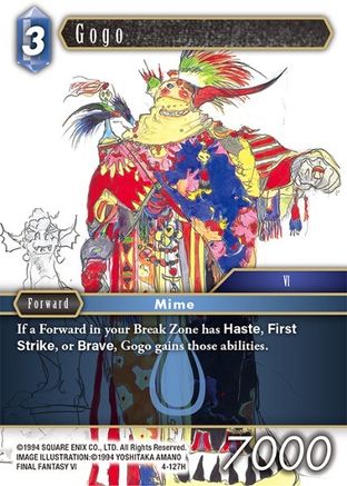 Gogo (OPUS IV) Foil - Premium Final Fantasy Single from Opus IV - Just $0.08! Shop now at Game Crave Tournament Store