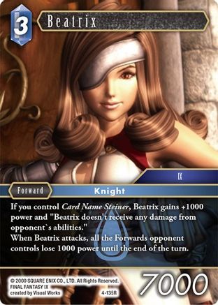 Beatrix (OPUS IV) Foil - Premium Final Fantasy Single from Opus IV - Just $0.27! Shop now at Game Crave Tournament Store