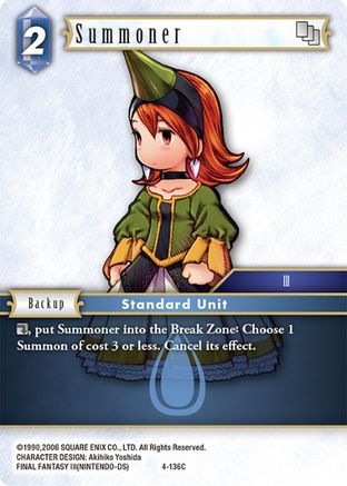 Summoner (OPUS IV) - Premium Final Fantasy Single from Opus IV - Just $0.08! Shop now at Game Crave Tournament Store