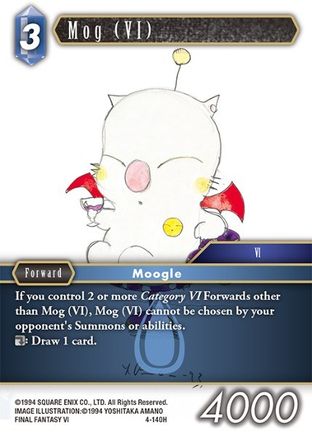 Mog (VI) (OPUS IV) Foil - Premium Final Fantasy Single from Opus IV - Just $0.31! Shop now at Game Crave Tournament Store