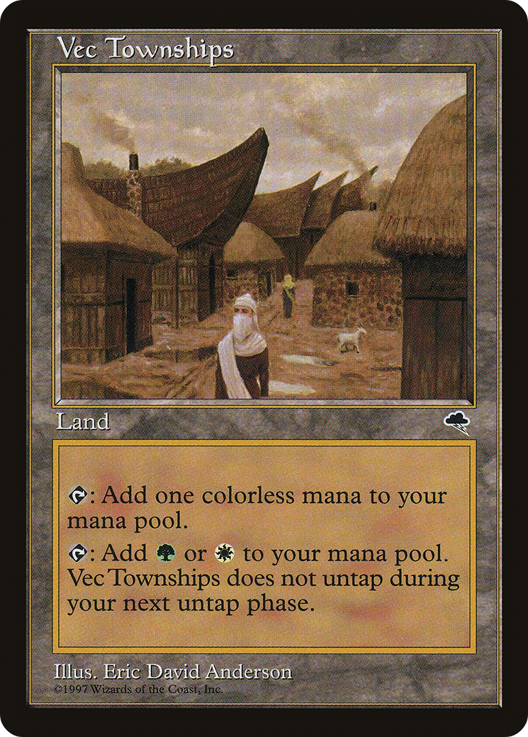 Vec Townships (TMP-329) - Tempest - Premium MTG Single from Wizards of the Coast - Just $0.25! Shop now at Game Crave Tournament Store