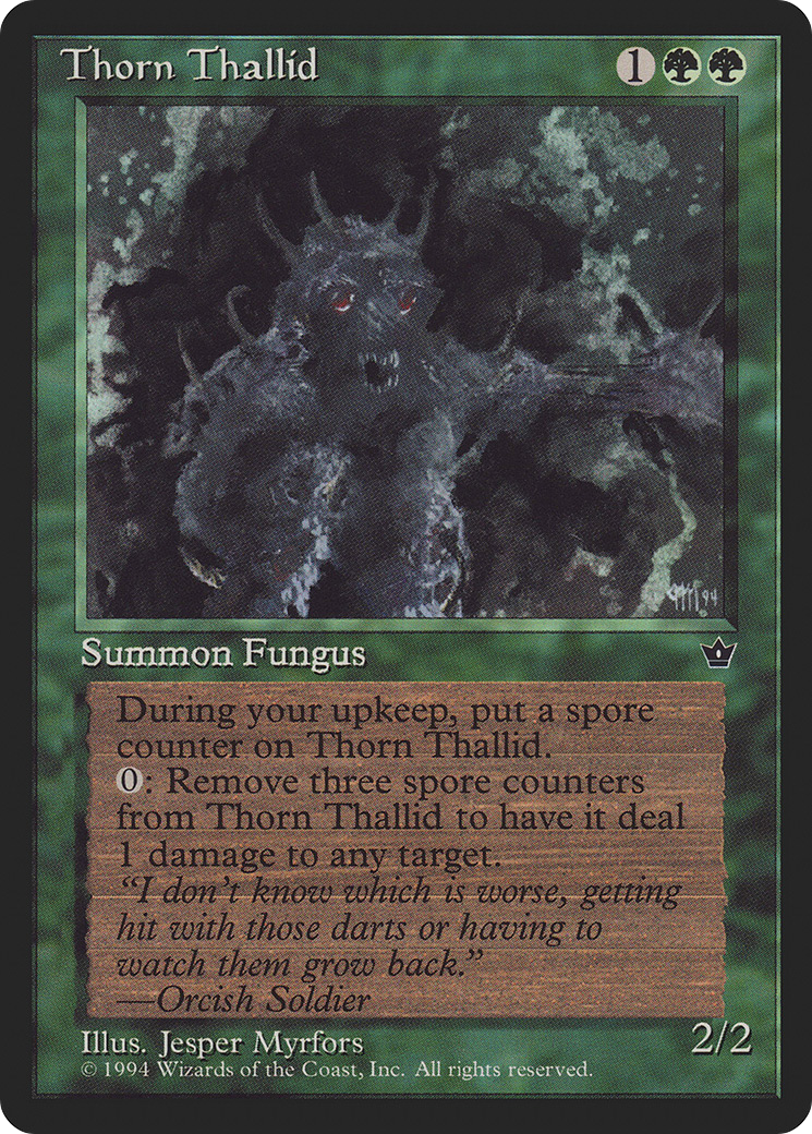 Thorn Thallid (FEM-80C) - Fallen Empires - Premium MTG Single from Wizards of the Coast - Just $0.08! Shop now at Game Crave Tournament Store