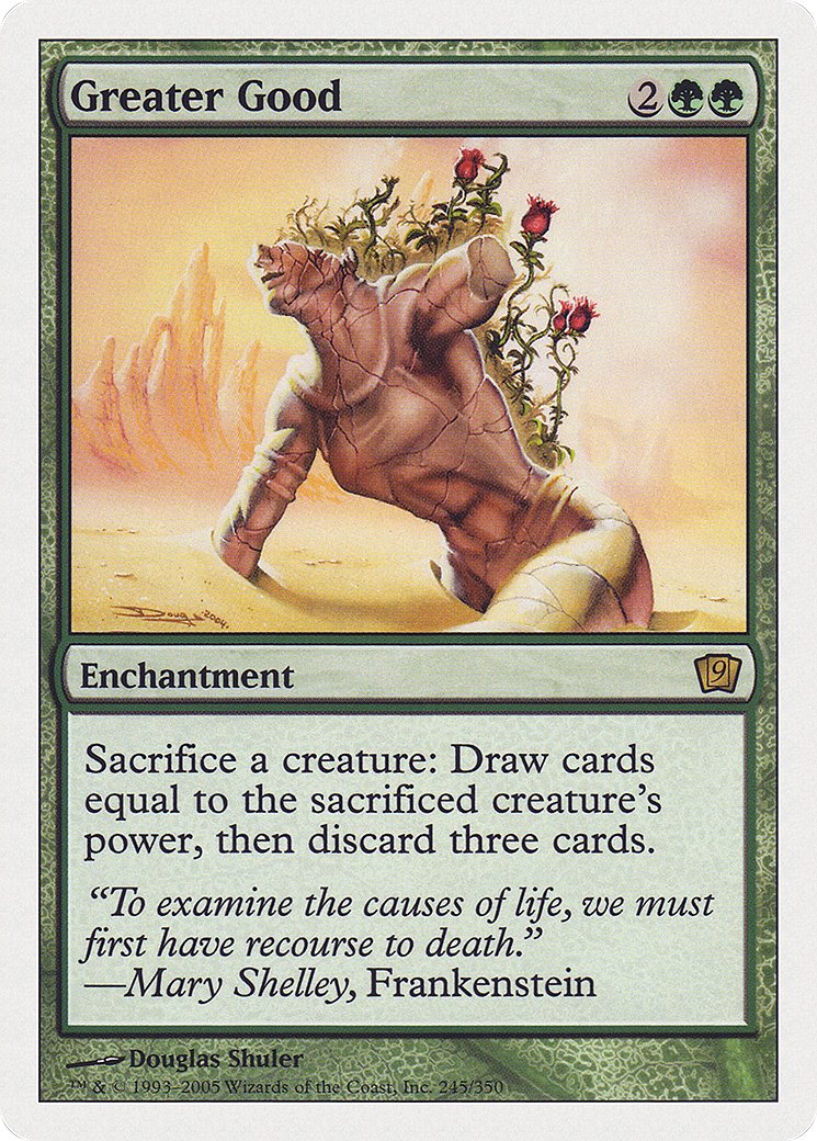 Greater Good (9ED-245) - Ninth Edition - Premium MTG Single from Wizards of the Coast - Just $5.12! Shop now at Game Crave Tournament Store