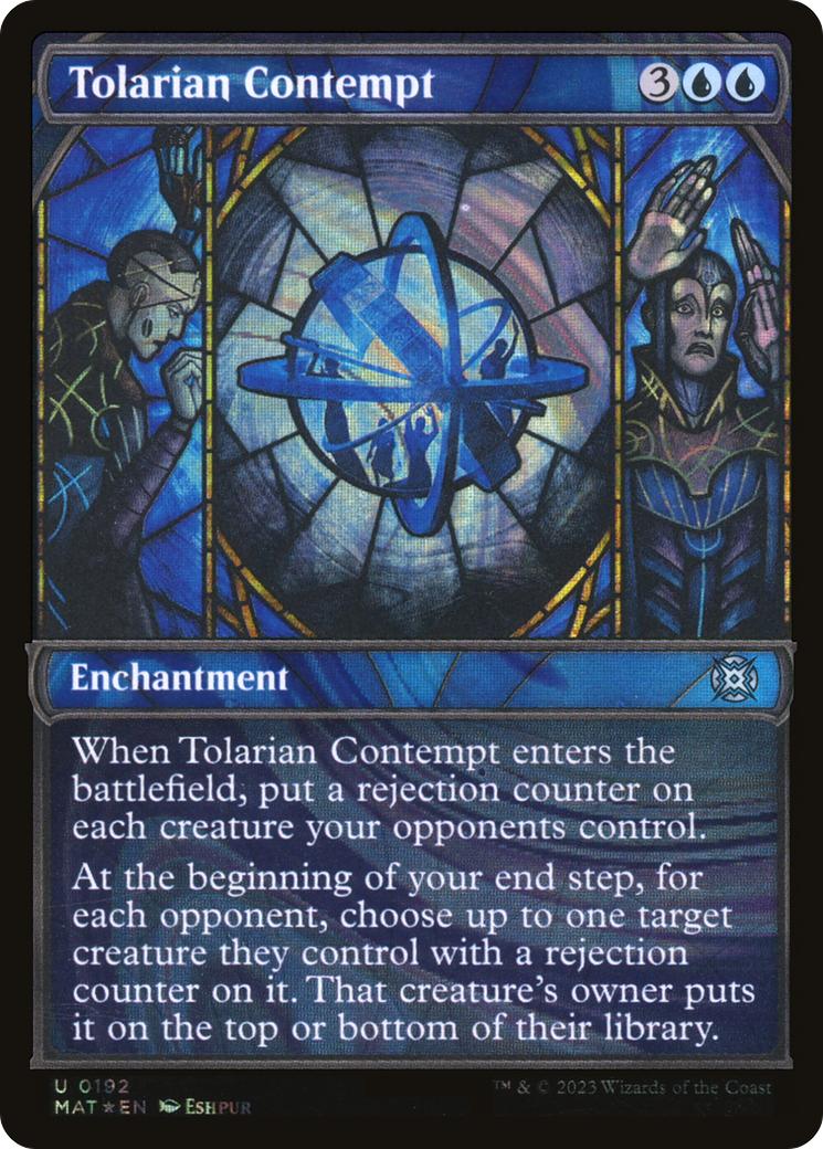 Tolarian Contempt (MAT-192) - March of the Machine: The Aftermath: (Showcase) Foil - Premium MTG Single from Wizards of the Coast - Just $0.25! Shop now at Game Crave Tournament Store