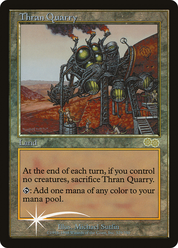 Thran Quarry (PSUS-001) - Junior Super Series Foil - Premium MTG Single from Wizards of the Coast - Just $22.69! Shop now at Game Crave Tournament Store