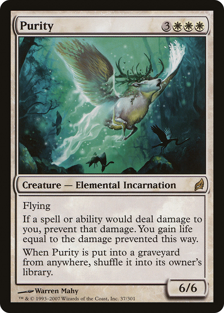 Purity (LRW-037) - Lorwyn Foil - Premium MTG Single from Wizards of the Coast - Just $2.69! Shop now at Game Crave Tournament Store