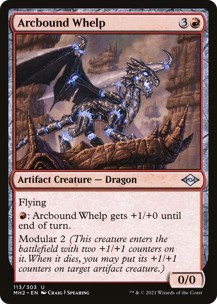 Arcbound Whelp (MH2-113) - Modern Horizons 2 - Premium MTG Single from Wizards of the Coast - Just $0.08! Shop now at Game Crave Tournament Store